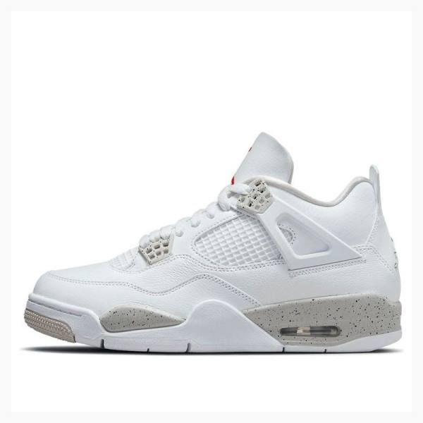 Nike Retro Oreo Tech Koripallokengät Miesten Air Jordan 4 Valkoinen Harmaat | JD-376EA