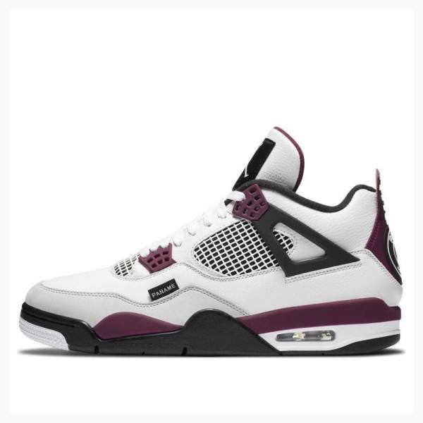 Nike Retro PSG Paris Saint-Germain Koripallokengät Miesten Air Jordan 4 Valkoinen Punainen | JD-106WA