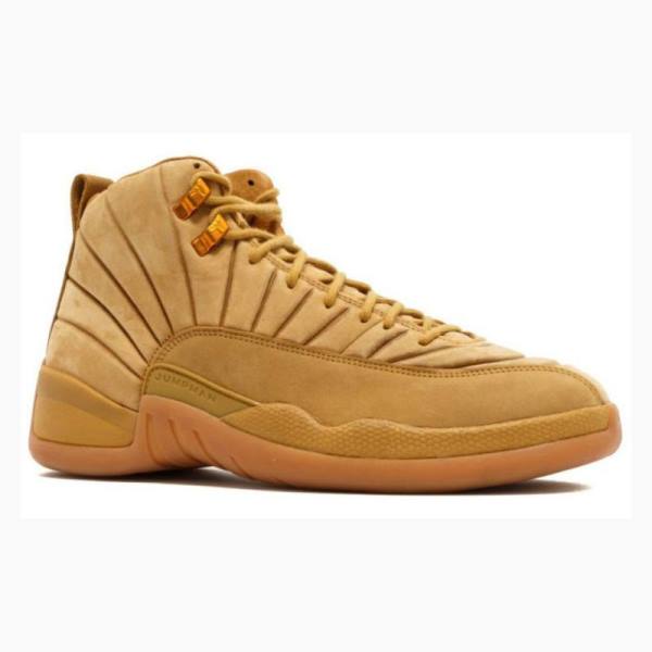 Nike Retro PSNY Wheat Koripallokengät Naisten Air Jordan 12 Ruskea | JD-584XA