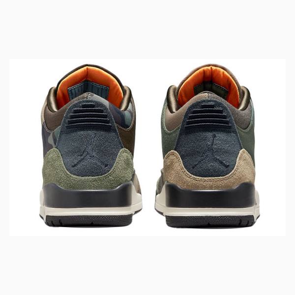 Nike Retro Patchwork Koripallokengät Miesten Air Jordan 3 Ruskea | JD-605QX