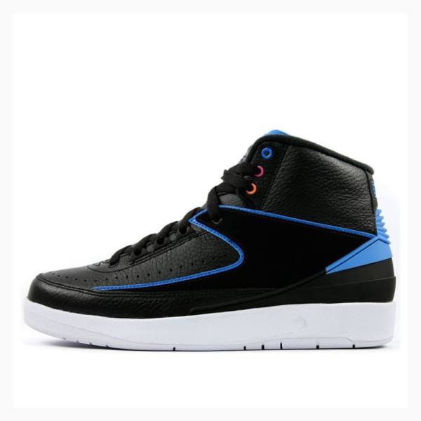 Nike Retro Photo Koripallokengät Miesten Air Jordan 2 Mustat Sininen | JD-613DI