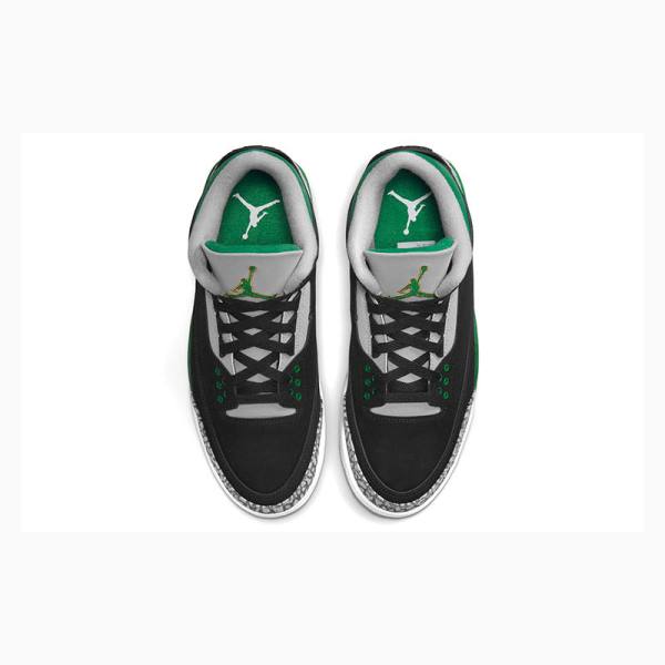 Nike Retro Pine Koripallokengät Miesten Air Jordan 3 Mustat Vihreä | JD-537DF
