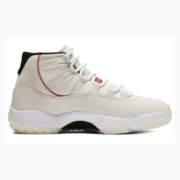 Nike Retro Platinum Tint Koripallokengät Miesten Air Jordan 11 Valkoinen | JD-471IS