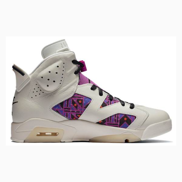 Nike Retro Quai 54 Koripallokengät Miesten Air Jordan 6 Valkoinen Violetit | JD-603RX