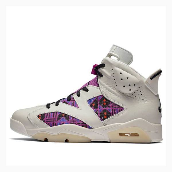 Nike Retro Quai 54 Koripallokengät Miesten Air Jordan 6 Valkoinen Violetit | JD-603RX