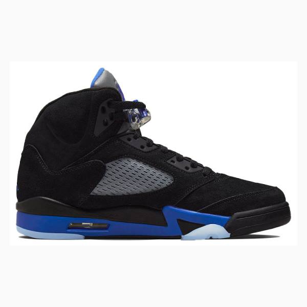 Nike Retro Racer Koripallokengät Miesten Air Jordan 5 Mustat Sininen | JD-170DW