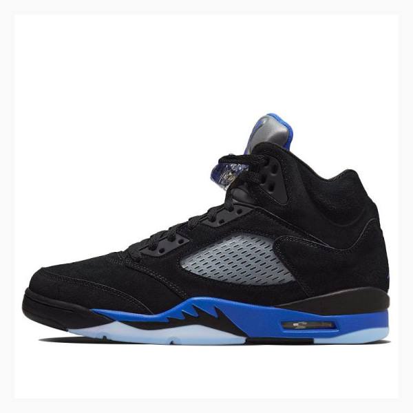 Nike Retro Racer Koripallokengät Miesten Air Jordan 5 Mustat Sininen | JD-170DW