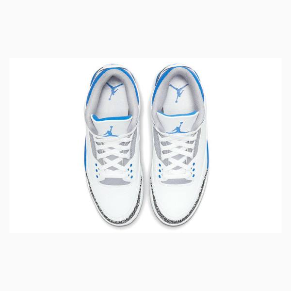 Nike Retro Racer Koripallokengät Miesten Air Jordan 3 Valkoinen Sininen | JD-231ES