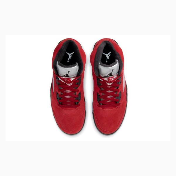 Nike Retro Raging Bull Koripallokengät Miesten Air Jordan 5 Punainen Mustat | JD-514ZE