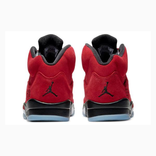 Nike Retro Raging Bull Koripallokengät Miesten Air Jordan 5 Punainen Mustat | JD-514ZE