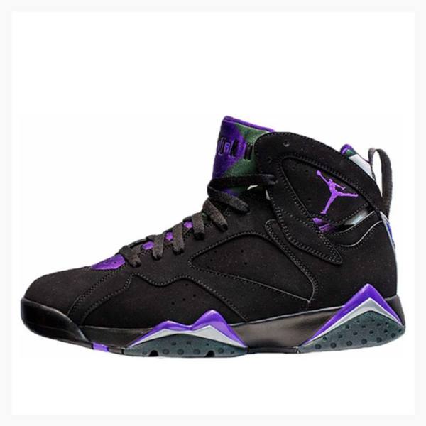 Nike Retro Ray Allen Bucks Koripallokengät Miesten Air Jordan 7 Mustat Violetit | JD-170VT