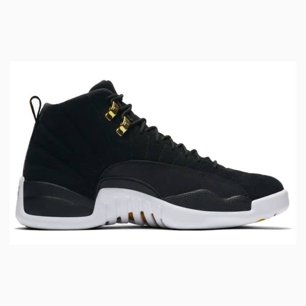 Nike Retro Reverse Taxi Koripallokengät Miesten Air Jordan 12 Mustat Valkoinen | JD-981EK