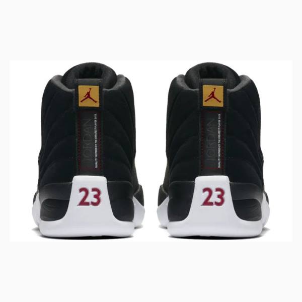 Nike Retro Reverse Taxi Koripallokengät Miesten Air Jordan 12 Mustat Valkoinen | JD-981EK