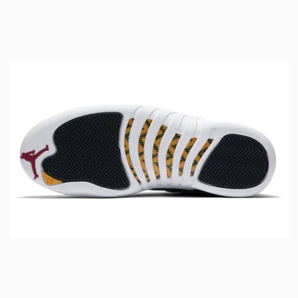 Nike Retro Reverse Taxi Koripallokengät Miesten Air Jordan 12 Mustat Valkoinen | JD-981EK