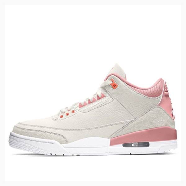Nike Retro Rust Pink Koripallokengät Naisten Air Jordan 3 Pinkki Harmaat | JD-021SA