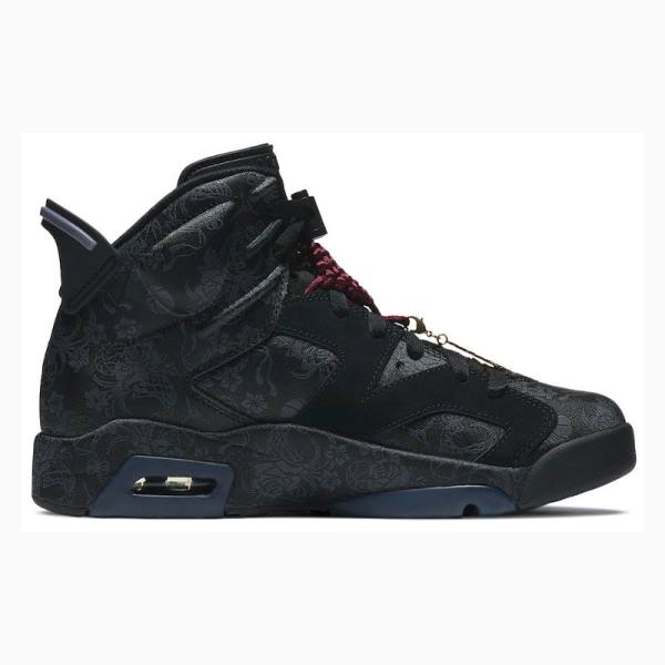 Nike Retro SD Singles Day Koripallokengät Naisten Air Jordan 6 Mustat | JD-609CZ