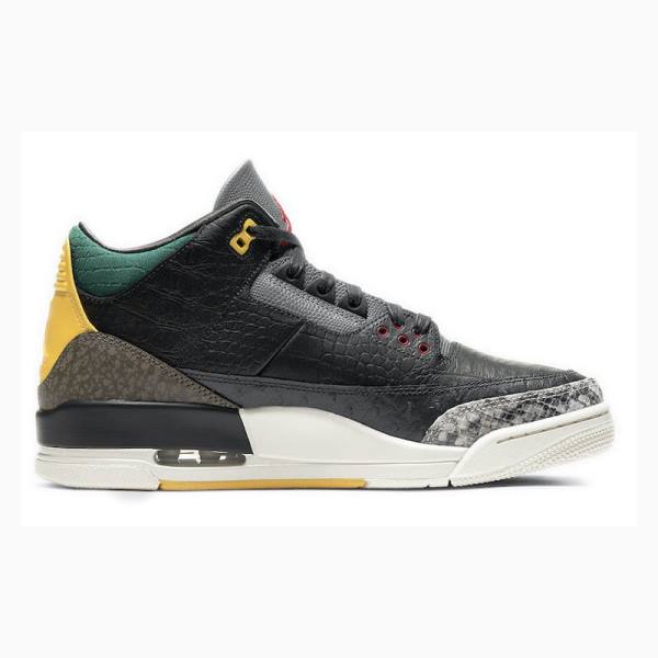 Nike Retro SE Animal Instinct 2.0 Koripallokengät Miesten Air Jordan 3 Mustat Harmaat | JD-574QN
