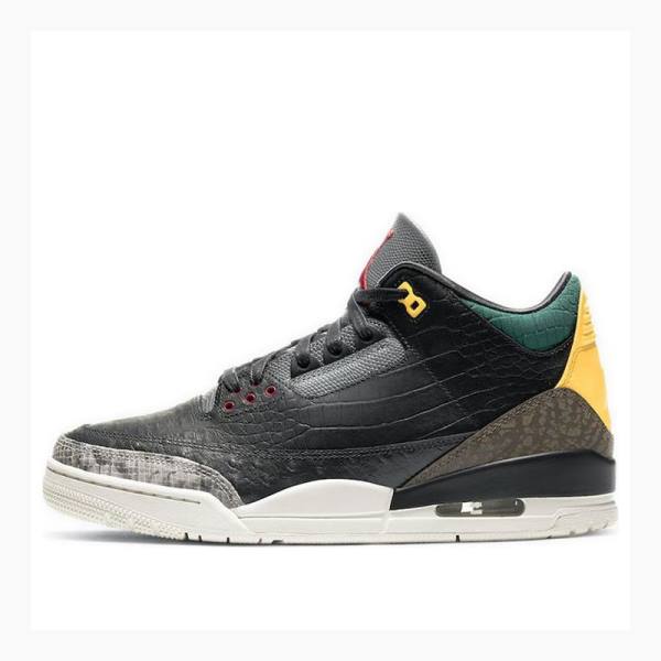Nike Retro SE Animal Instinct 2.0 Koripallokengät Miesten Air Jordan 3 Mustat Harmaat | JD-574QN