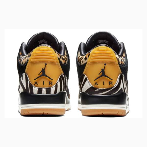 Nike Retro SE Animal Pack Koripallokengät Miesten Air Jordan 3 Mustat Ruskea | JD-068RN