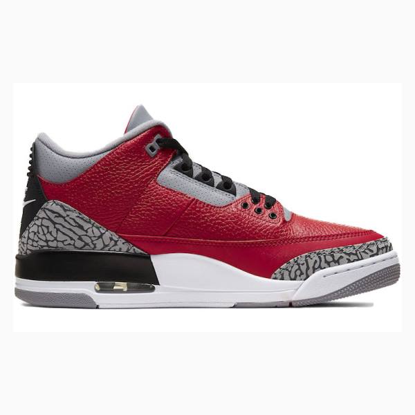 Nike Retro SE CHI - Chicago Koripallokengät Miesten Air Jordan 3 Punainen Harmaat | JD-735AL