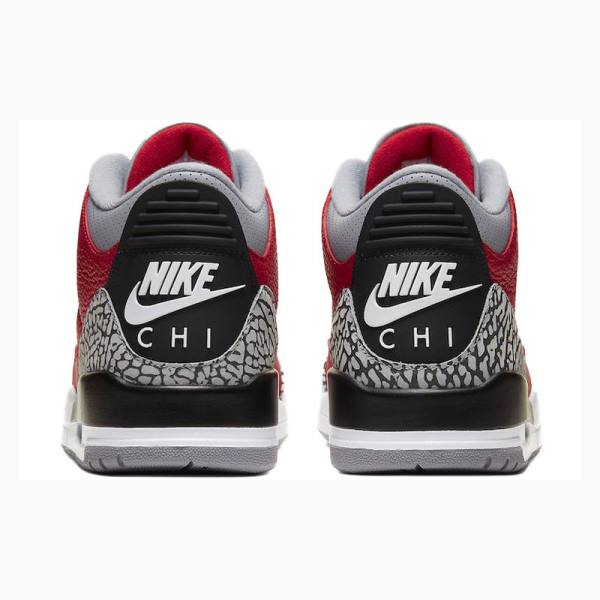 Nike Retro SE CHI - Chicago Koripallokengät Miesten Air Jordan 3 Punainen Harmaat | JD-735AL