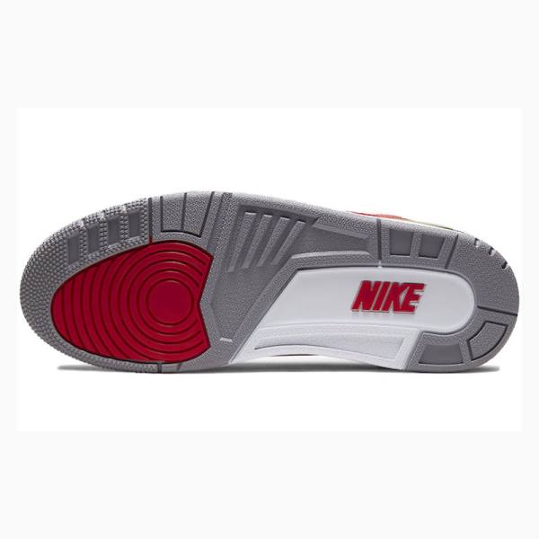 Nike Retro SE CHI - Chicago Koripallokengät Miesten Air Jordan 3 Punainen Harmaat | JD-735AL