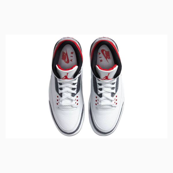 Nike Retro SE Fire Red Koripallokengät Miesten Air Jordan 3 Valkoinen Mustat Punainen | JD-792DR
