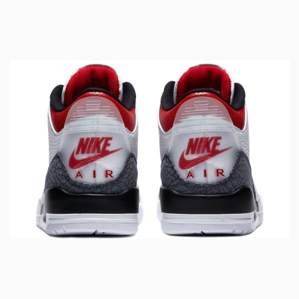 Nike Retro SE Fire Red Koripallokengät Miesten Air Jordan 3 Valkoinen Mustat Punainen | JD-792DR