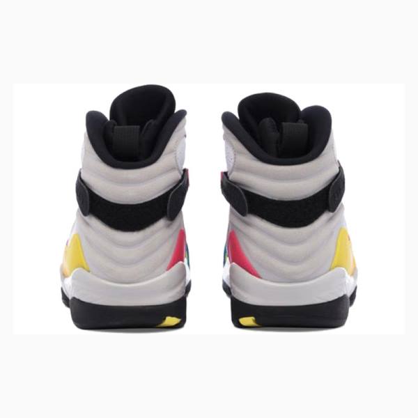 Nike Retro SE Koripallokengät Miesten Air Jordan 8 Valkoinen Punainen Keltainen | JD-762EB