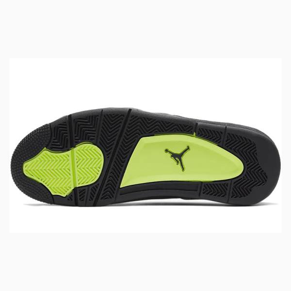 Nike Retro SE 'Neon 95' Neon Koripallokengät Miesten Air Jordan 4 Harmaat Vihreä | JD-509ER
