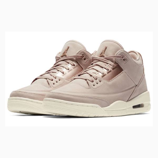 Nike Retro SE Particle Koripallokengät Naisten Air Jordan 3 Beige | JD-463YB