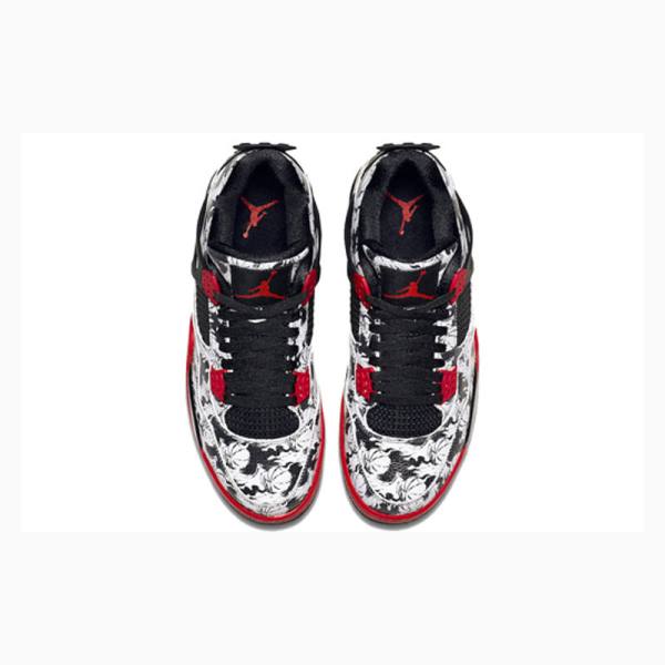 Nike Retro SNGL DY Singles Day - Tattoo Koripallokengät Miesten Air Jordan 4 Punainen Mustat | JD-269LK