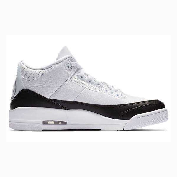 Nike Retro SP Fragment Koripallokengät Miesten Air Jordan 3 Valkoinen Mustat | JD-453LS