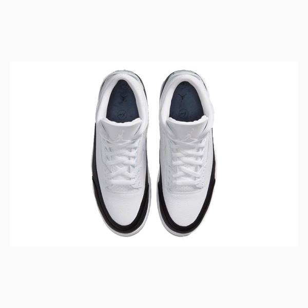 Nike Retro SP Fragment Koripallokengät Miesten Air Jordan 3 Valkoinen Mustat | JD-453LS