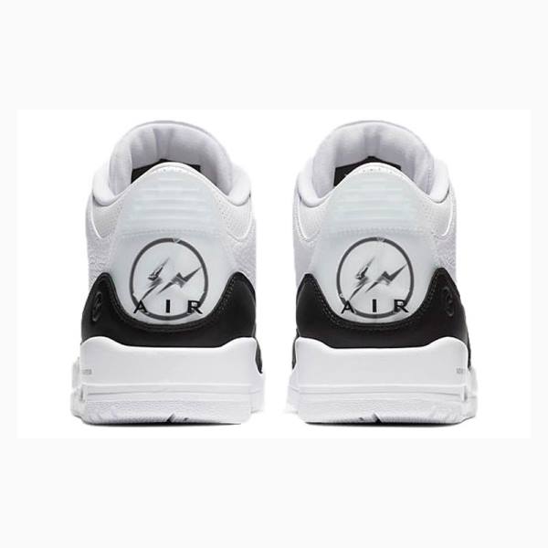 Nike Retro SP Fragment Koripallokengät Miesten Air Jordan 3 Valkoinen Mustat | JD-453LS