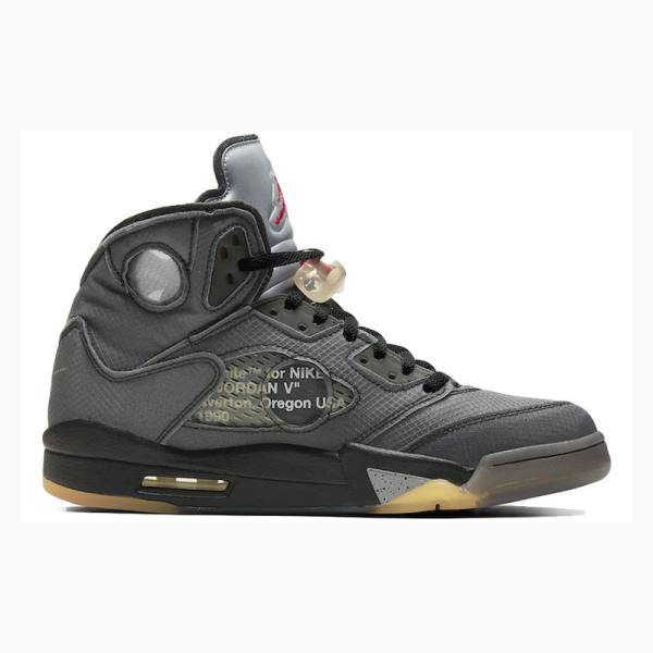 Nike Retro SP Koripallokengät Miesten Air Jordan 5 Mustat Harmaat | JD-246BR