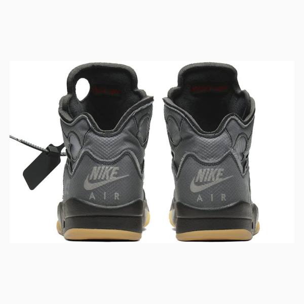 Nike Retro SP Koripallokengät Miesten Air Jordan 5 Mustat Harmaat | JD-246BR