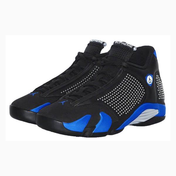 Nike Retro SP Supreme Koripallokengät Miesten Air Jordan 14 Mustat Sininen | JD-817DT