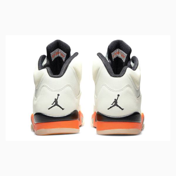 Nike Retro Shattered Backboard Koripallokengät Miesten Air Jordan 5 Valkoinen Oranssi | JD-876GP