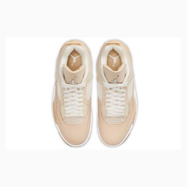 Nike Retro Shimmer Koripallokengät Naisten Air Jordan 4 Beige | JD-103ZF