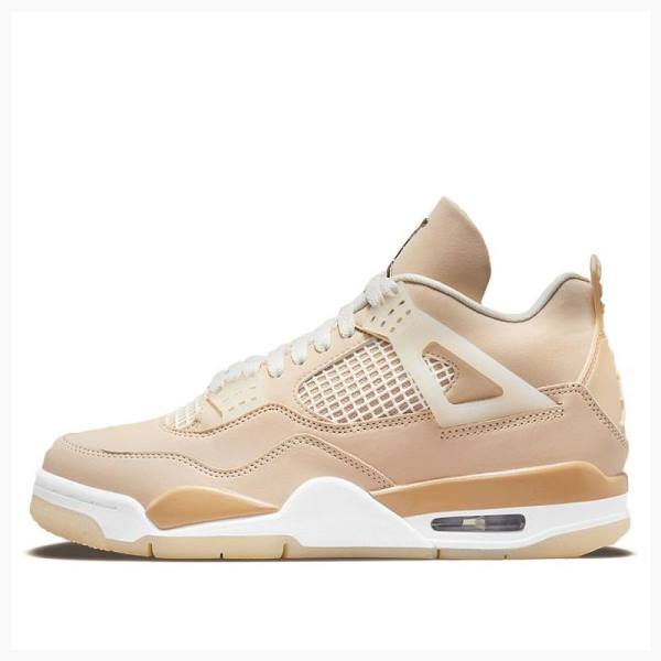 Nike Retro Shimmer Koripallokengät Naisten Air Jordan 4 Beige | JD-103ZF