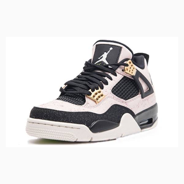 Nike Retro Silt Koripallokengät Naisten Air Jordan 4 Pinkki Mustat | JD-872YJ