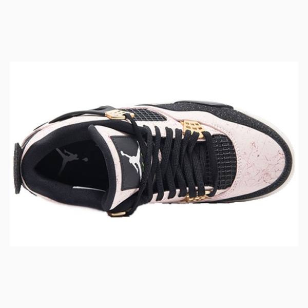 Nike Retro Silt Koripallokengät Naisten Air Jordan 4 Pinkki Mustat | JD-872YJ