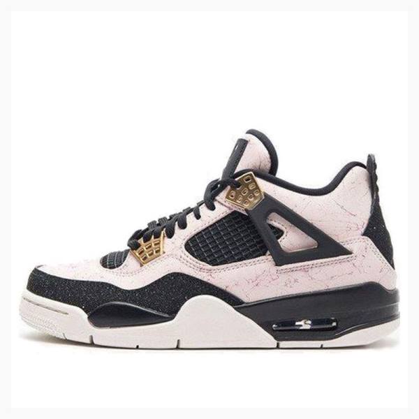 Nike Retro Silt Koripallokengät Naisten Air Jordan 4 Pinkki Mustat | JD-872YJ