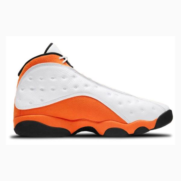 Nike Retro Starfish Koripallokengät Miesten Air Jordan 13 Valkoinen Oranssi | JD-234FZ