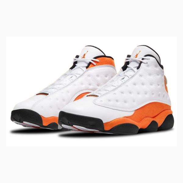 Nike Retro Starfish Koripallokengät Miesten Air Jordan 13 Valkoinen Oranssi | JD-234FZ