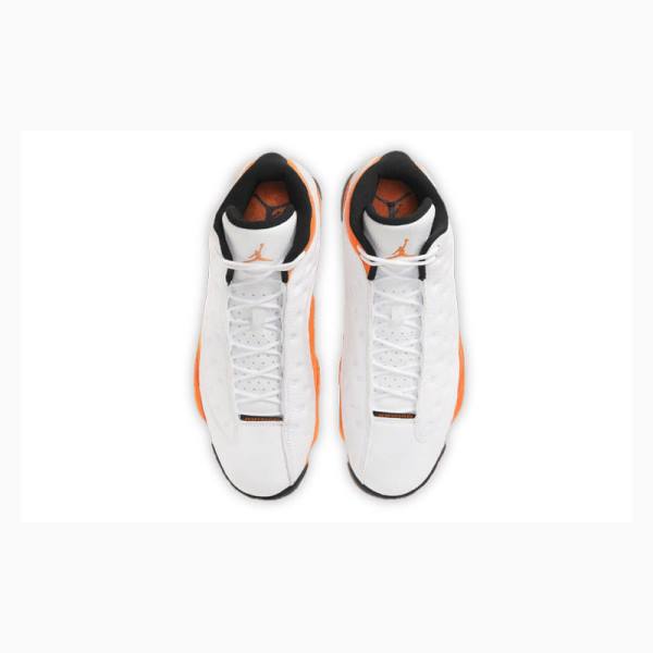 Nike Retro Starfish Koripallokengät Miesten Air Jordan 13 Valkoinen Oranssi | JD-234FZ