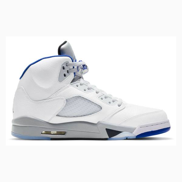 Nike Retro Stealth 2.0 Koripallokengät Miesten Air Jordan 5 Valkoinen Sininen | JD-912WC