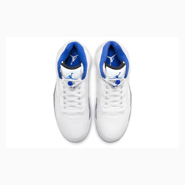 Nike Retro Stealth 2.0 Koripallokengät Miesten Air Jordan 5 Valkoinen Sininen | JD-912WC