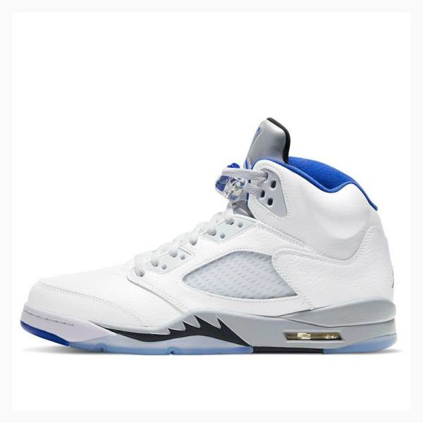 Nike Retro Stealth 2.0 Koripallokengät Miesten Air Jordan 5 Valkoinen Sininen | JD-912WC